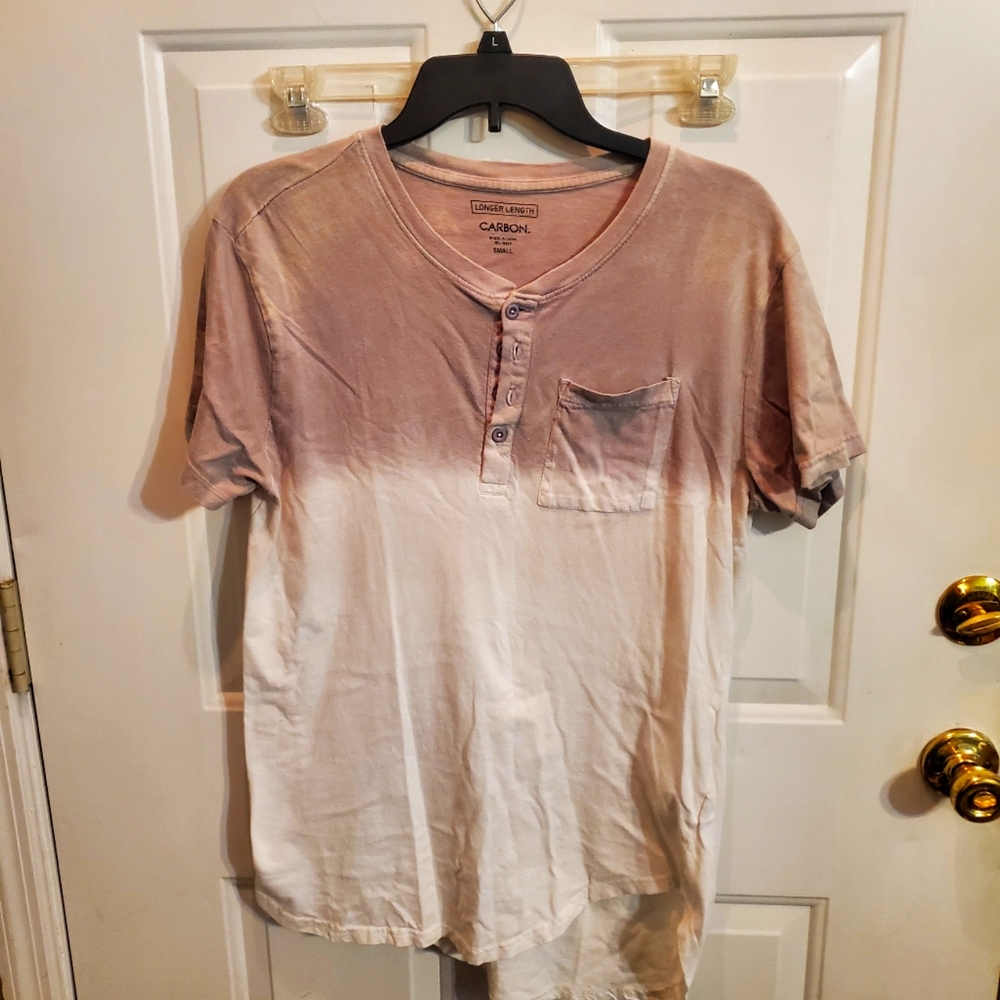 Carbon mens shirt longer length